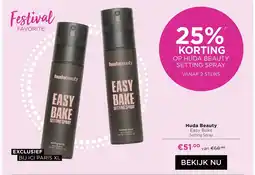 ICI Paris XL Huda Beauty Easy Bake Setting Spray aanbieding