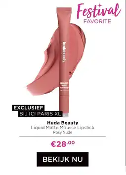 ICI Paris XL Huda Beauty aanbieding