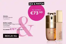 ICI Paris XL Clarins en Estée Lauder aanbieding