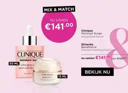 ICI Paris XL Clinique en Shiseido aanbieding