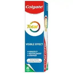 Albert Heijn Colgate total zichtbaar effect tp aanbieding