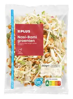 PLUS PLUS Nasi-Bami groenten kvp aanbieding