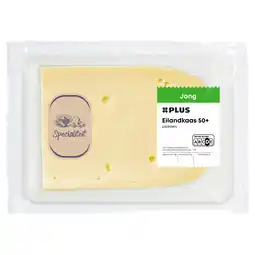 PLUS PLUS Eilandkaas jong 50 + plakken aanbieding