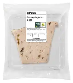 PLUS PLUS Champignonpaté aanbieding