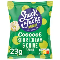 PLUS Snack A Jacks Rijstwafels Sour Cream bieslook aanbieding
