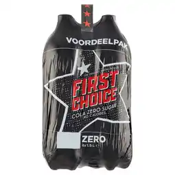 PLUS First Choice Cola zero sugar aanbieding