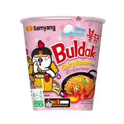 PLUS Samyang Buldak Hete kip carbonara noedels aanbieding