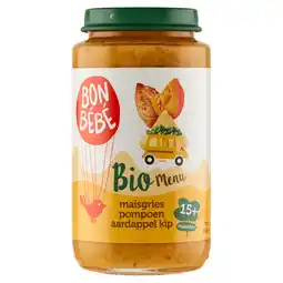 PLUS Bonbebe Bio M1515 mais doperwt aardappel kip aanbieding