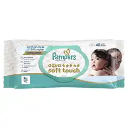 PLUS Pampers Harmonie auqa soft doekjes aanbieding