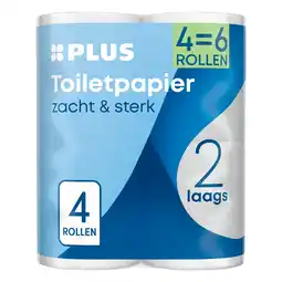 PLUS PLUS Toiletpapier 2-laags maxi aanbieding