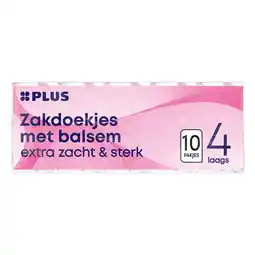 PLUS PLUS Zakdoekjes lotion 4 laags 10x aanbieding