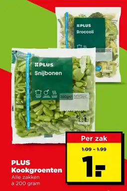 PLUS Plus kookgroenten aanbieding