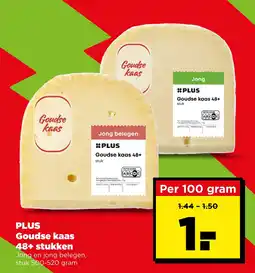 PLUS Plus goudse kaas aanbieding