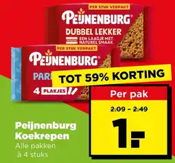 PLUS Peijnenburg koekrepen aanbieding