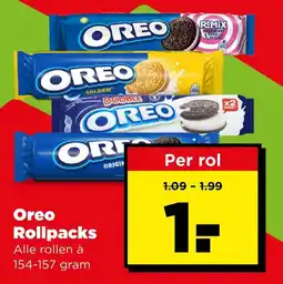 PLUS Oreo rollpacks aanbieding