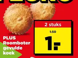 PLUS Plus roomboter gevulde koek aanbieding