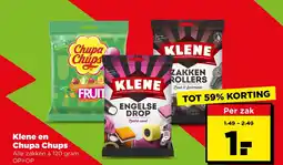 PLUS Klene en Chupa Chups aanbieding