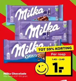 PLUS Milka Chocolade aanbieding