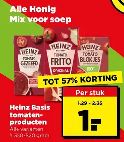 PLUS Heinz basis tomatenproducten aanbieding