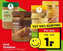 PLUS Plus Pindakaas aanbieding