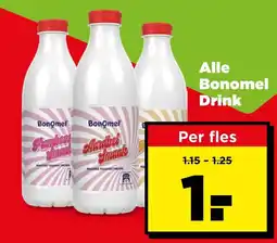 PLUS Alle bonomel drink aanbieding
