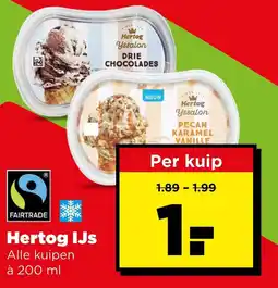 PLUS Hertog IJs aanbieding