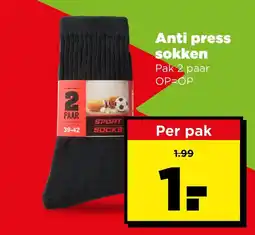PLUS Anti press sokken aanbieding