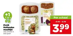 PLUS Plus hollandse maaltijd aanbieding