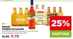 PLUS Aperol, Crodino en Luxardo aanbieding