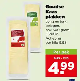 PLUS Goudse kaas plakken aanbieding