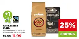 PLUS Alle lavazza koffie aanbieding
