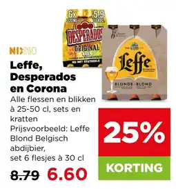 PLUS Leffe, Desperados en Corona aanbieding