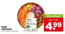 PLUS Plus poke bowl aanbieding