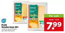 PLUS Plus goudse kaas 48+ aanbieding