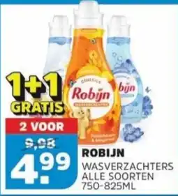 Sahan Supermarkten Robijn wasverzachters aanbieding