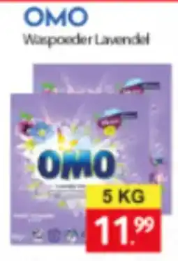 Tanger Markt Omo waspoeder lavendel aanbieding