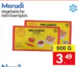 Tanger Markt Marudi vegetarische mini Hoempa's aanbieding