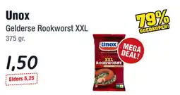 Budget Food Unox Gelderse Rookworst XXL aanbieding