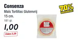 Budget Food Consenza Maïs Tortillas Glutenvrij aanbieding