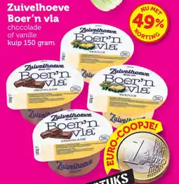 Coop Zuivelhoeve Boer'n vla aanbieding
