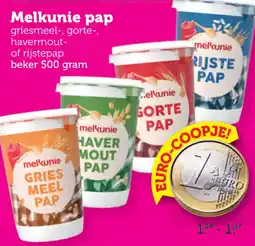 Coop Melkunie pap aanbieding