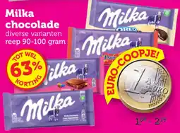 Coop Milka chocolade aanbieding