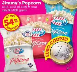 Coop Jimmy's Popcorn aanbieding
