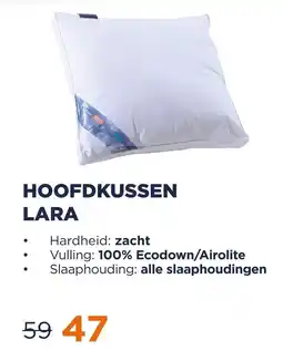 TotaalBED Hoofdkussen lara aanbieding