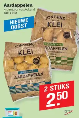 Coop jongens van de klei aardappelen aanbieding