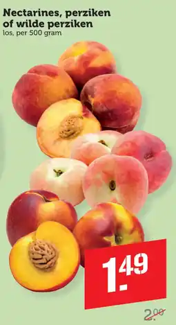 Coop Nectarines, perziken of wilde perziken aanbieding