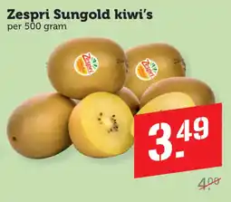 Coop Zespri Sungold kiwi's aanbieding