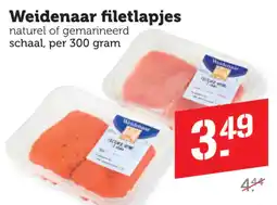Coop Weidenaar filetlapjes aanbieding