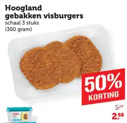 Coop Hoogland gebakken visburgers aanbieding