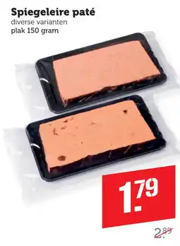 Coop Spiegeleire paté aanbieding